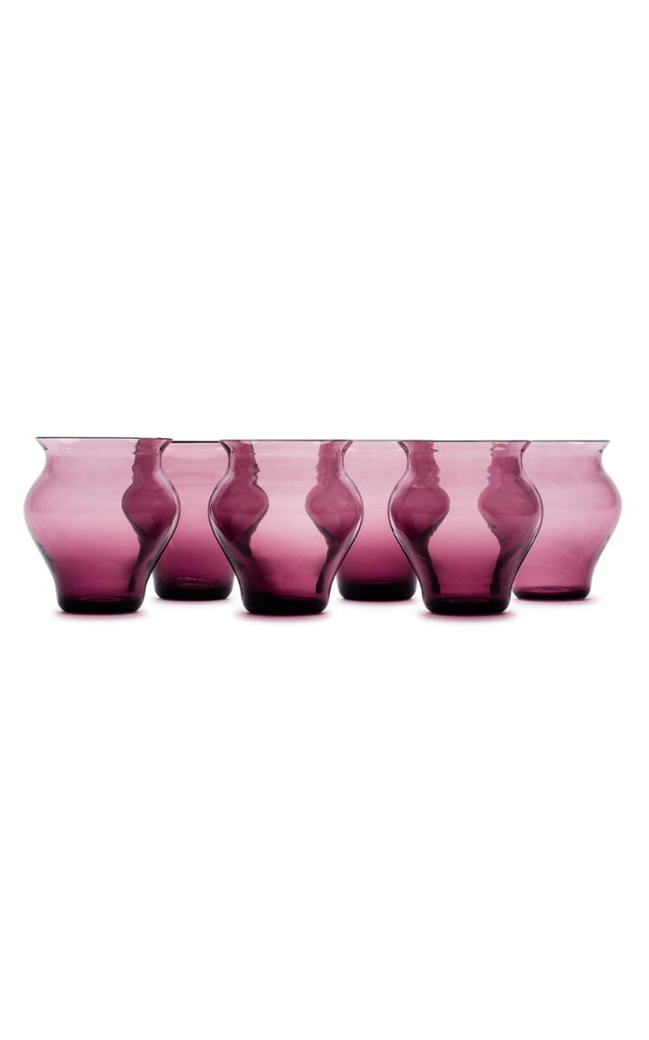 Moda Operandi Stories Of Italy Anfora Set Of 6 Amethyst Glasses