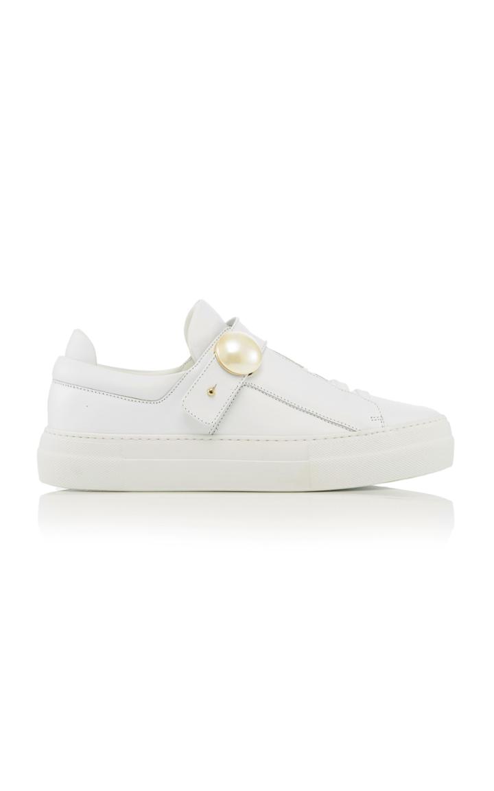 Nicholas Kirkwood Pearlogy Low Top Leather Sneaker