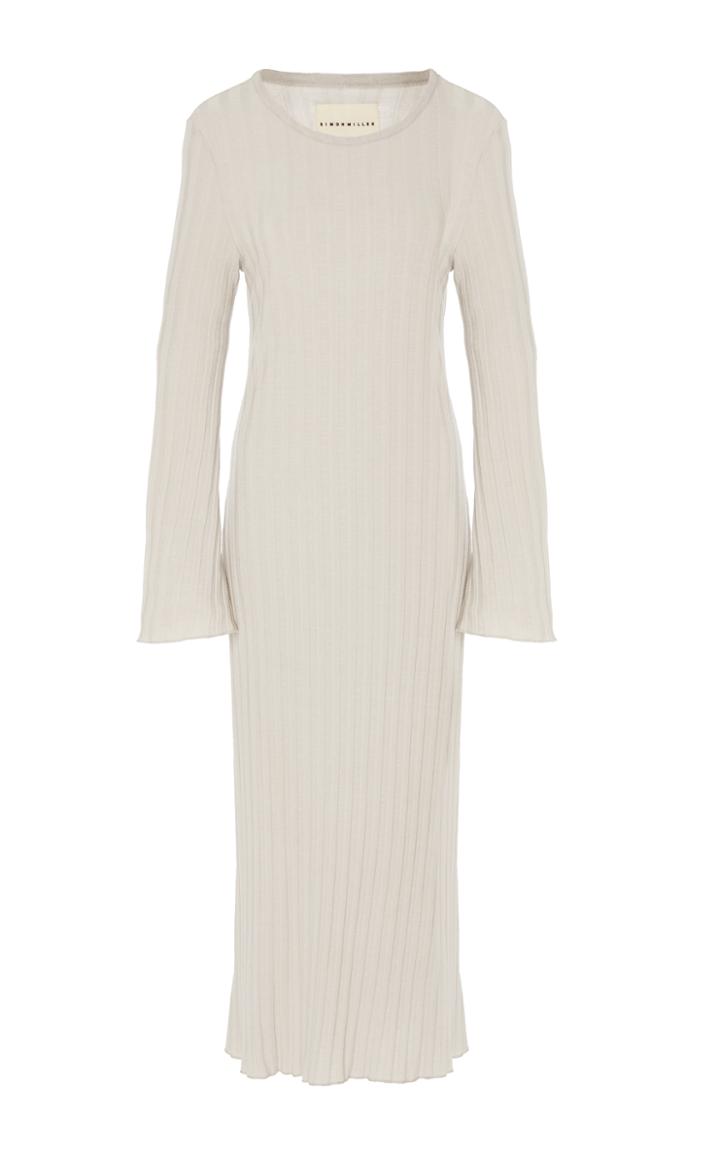 Simon Miller Ribbed Knit Wells Dress