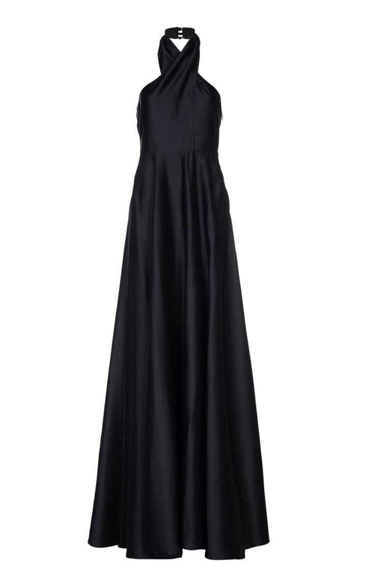 Safiyaa Cedaria Long Halter Dress