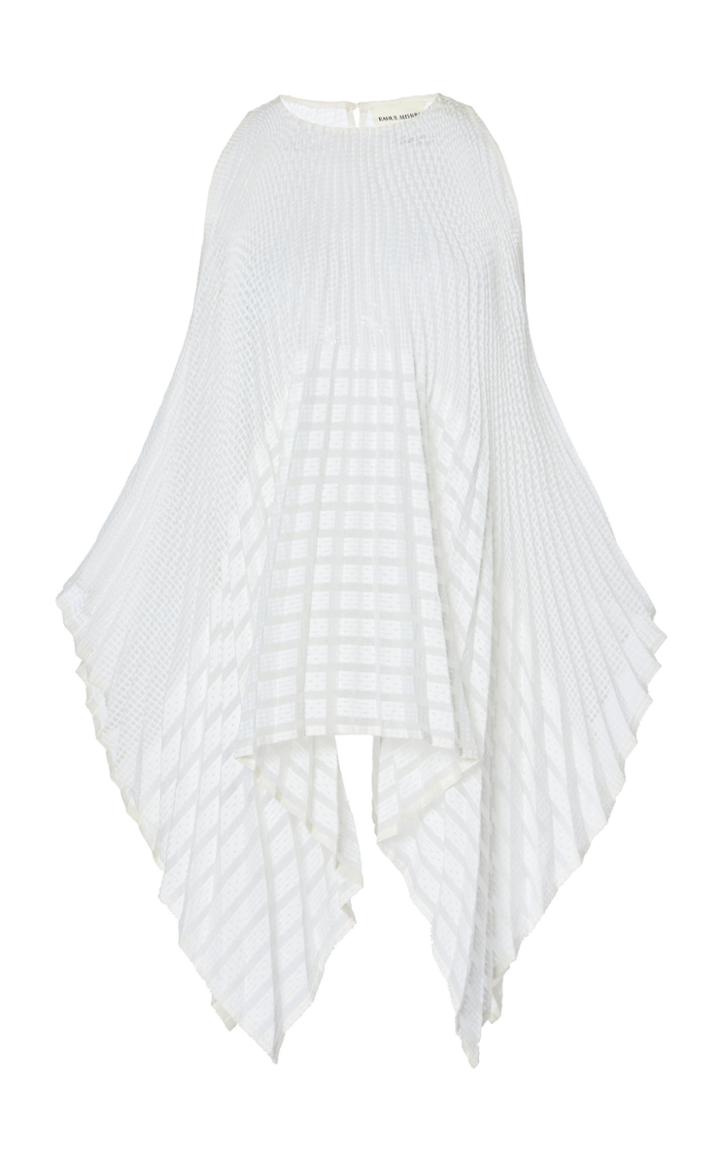 Moda Operandi Rahul Mishra Cascade Asymmetric-hem Tunic Size: 36