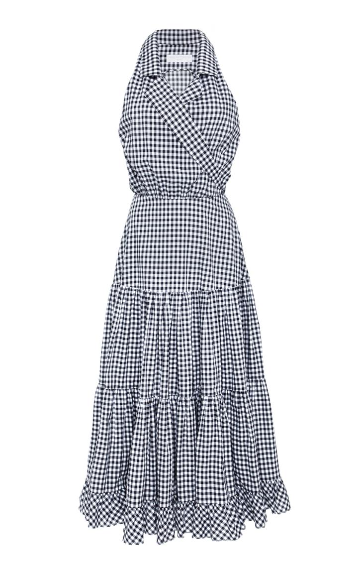 Caroline Constas Cass Gingham Dress