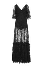 Dolce & Gabbana Flutter Sleeve Gown