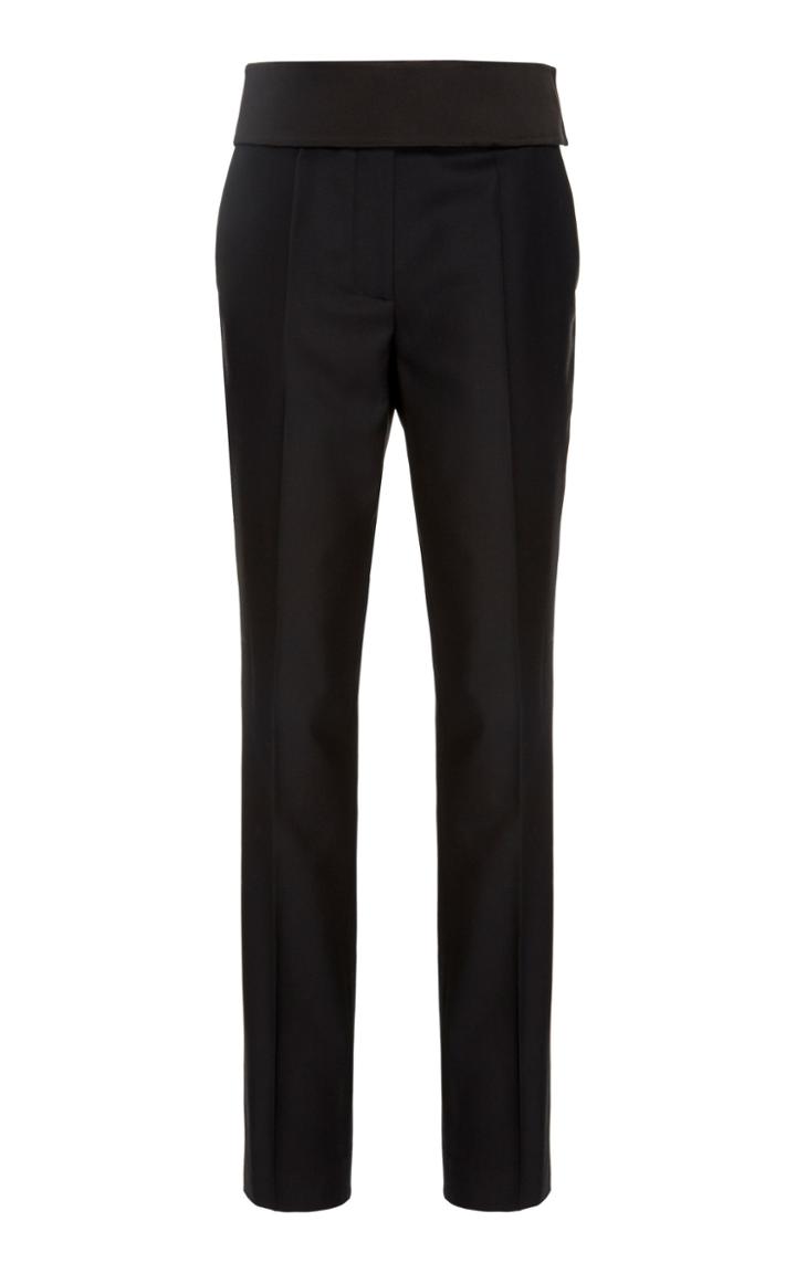 Helmut Lang Cummerband Tuxedo Wool Trousers