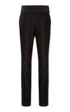 Helmut Lang Cummerband Tuxedo Wool Trousers