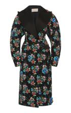Christopher Kane Archive Floral Double Breasted Coat