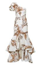 Moda Operandi Johanna Ortiz Old World Charm Silk-blend Gown