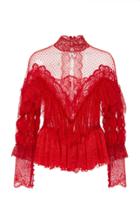 Amen Couture Ruffle Lace Blouse