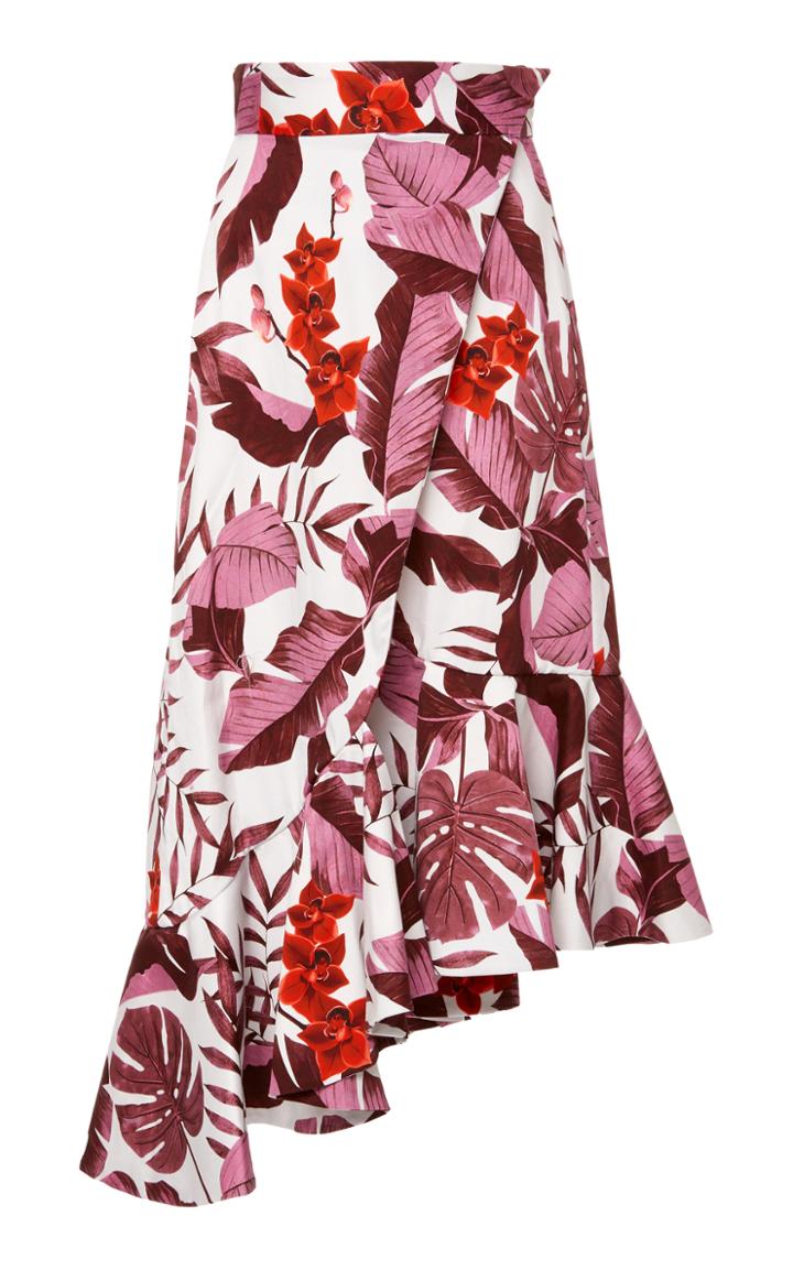 Johanna Ortiz M'o Exclusive Tunis Stretch Cotton Poplin Skirt