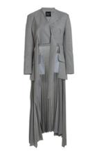 Moda Operandi A.w.a.k.e. Mode Pleated Wool Coat