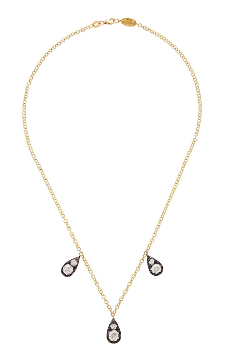 Mindi Mond 3 Drop Cushion Necklace