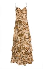 Johanna Ortiz All I've Ever Known Printed Tiered Silk Maxi Dress