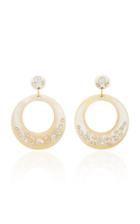 Ashley Pittman Light Horn And Diamond Cut Out Circle Penelope Earring