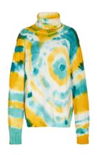 Prabal Gurung Andria Tie Dye Cashmere Turtleneck Sweater