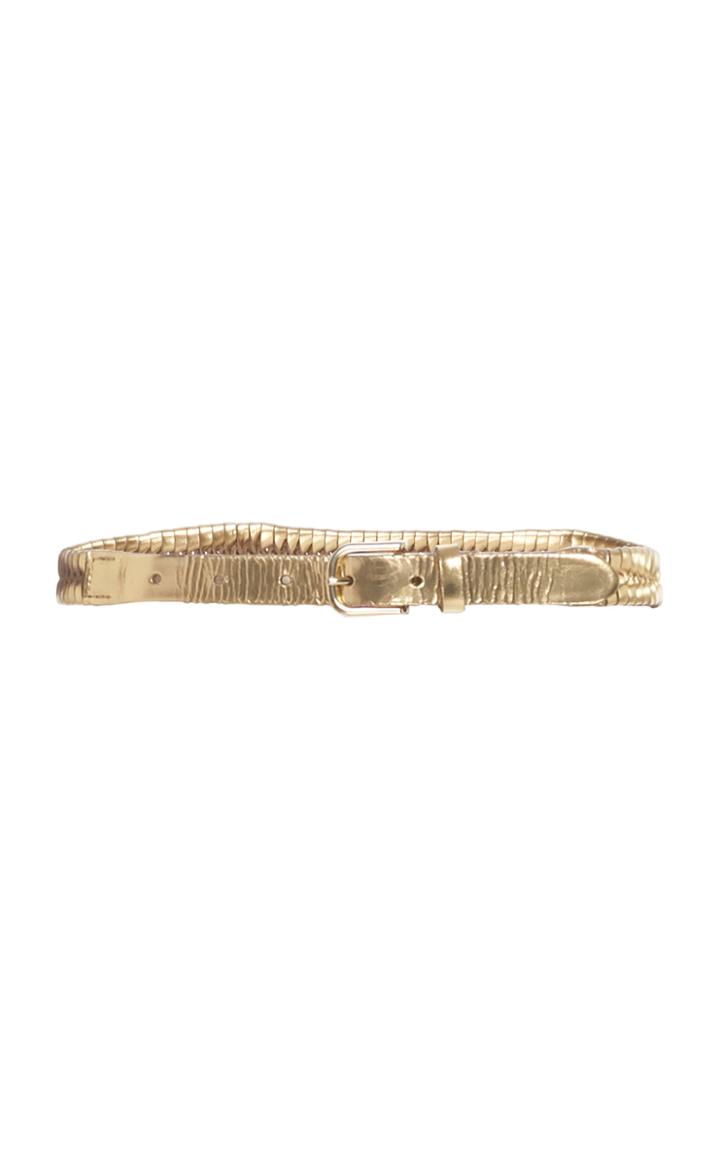 Temperley London Penelope Metallic Braided Belt