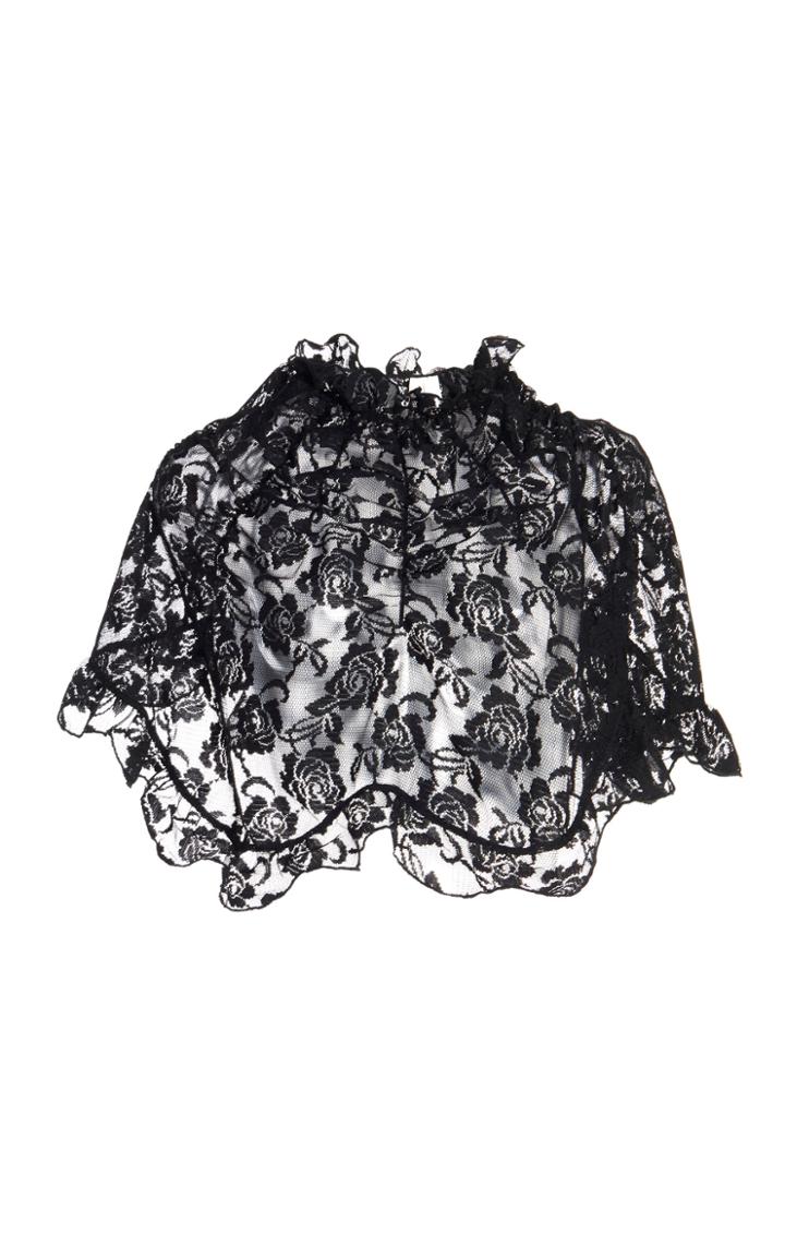 Moda Operandi Yuhan Wang Ruffled Lace Cape