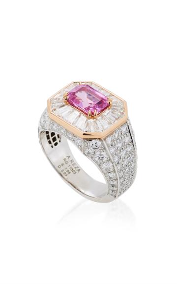 Reza M'o Exclusive: Tour Pink Sapphire Ring