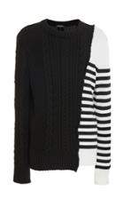 Balmain Deconstructed Wool Pullover Sweater Size: S