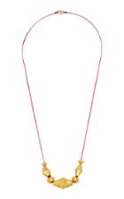 Pippa Small Ancient Seven Bead Necklace On Cord