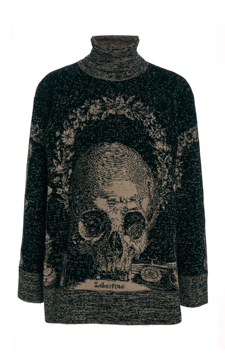 Moda Operandi Libertine Memento Mori Cashmere Turtleneck Sweater