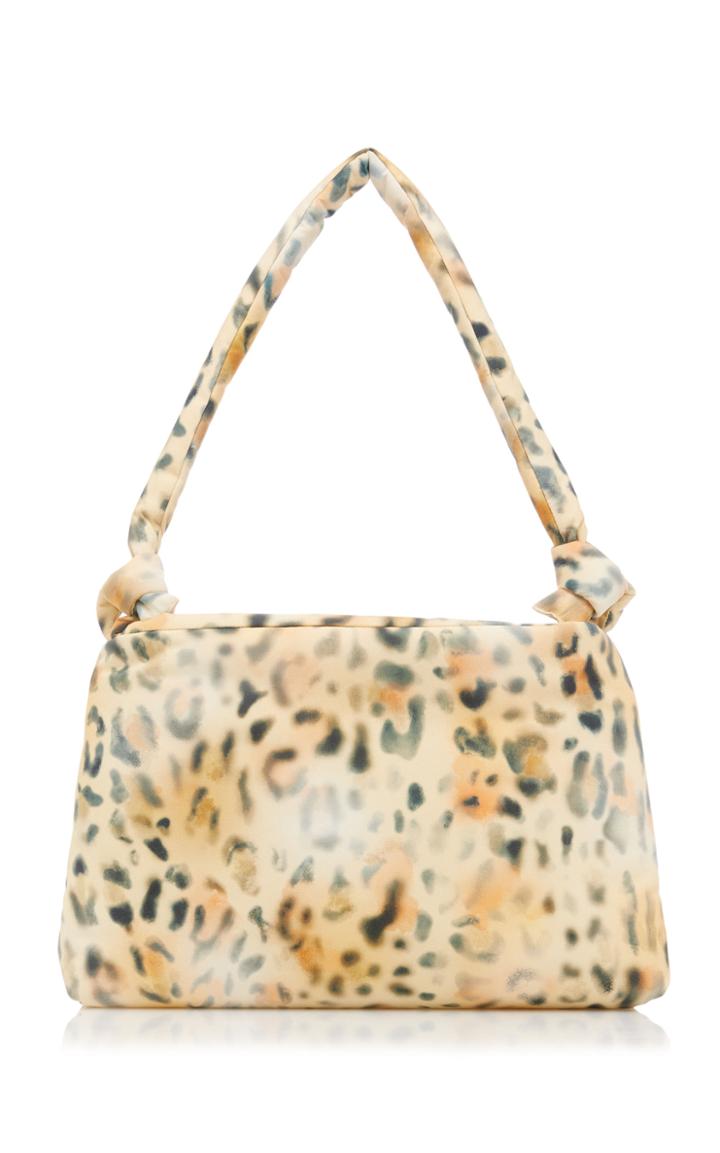 Kassl Bag Lady Leopard-print Nylon Shoulder Bag
