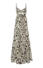 Moda Operandi Johanna Ortiz Floral Architecture Printed Cotton Maxi Dress Size: 2