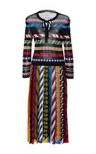 Mary Katrantzou Faye Long Sleeve Printed Dress