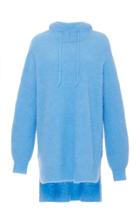 Ganni Wool-blend Hooded Sweater