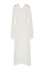 Lake Studio Sheer Cold Shoulder Robe Dress