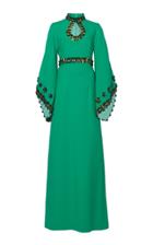 Andrew Gn Bead Embellished Gown