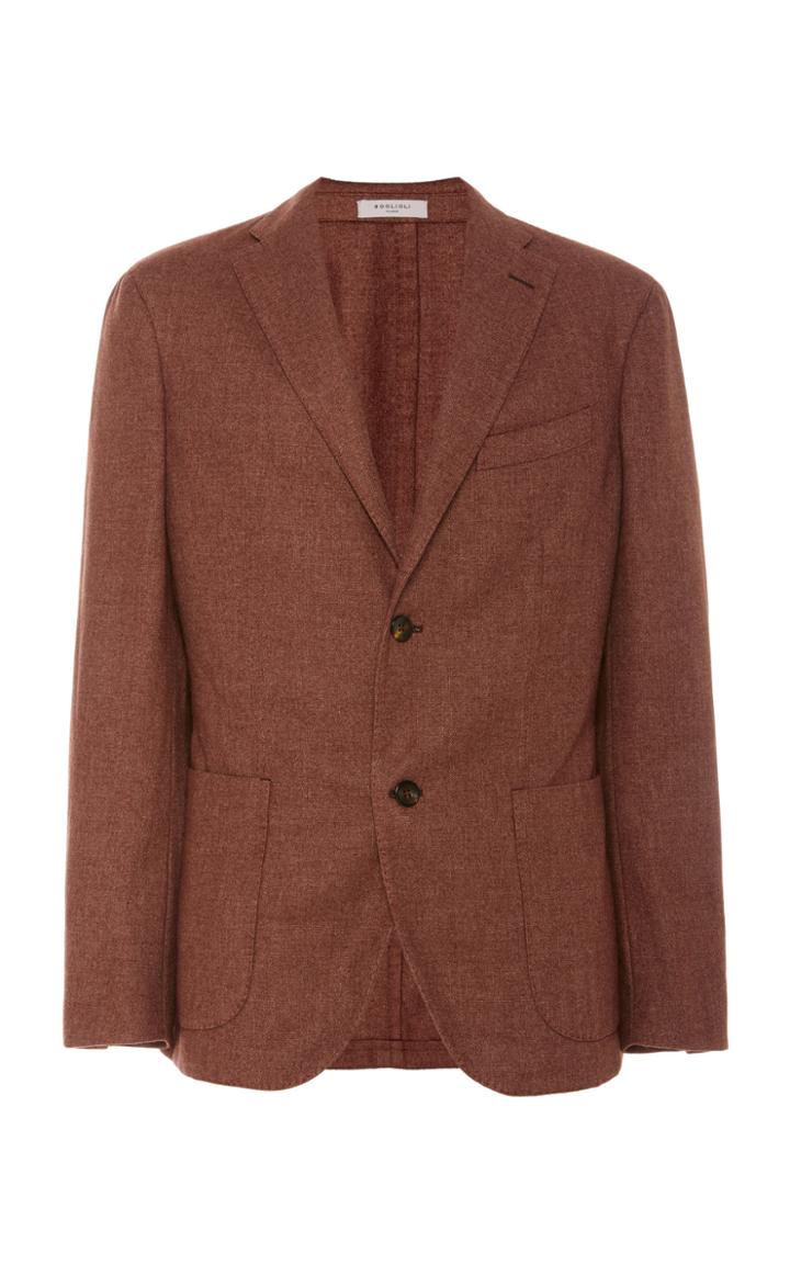 Boglioli Luxe Panama Cashmere-blend Blazer Size: 52