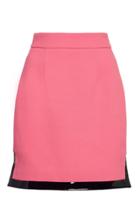 Moda Operandi Rowen Rose Vinyl-detailed Wool Crepe Mini Skirt Size: 32