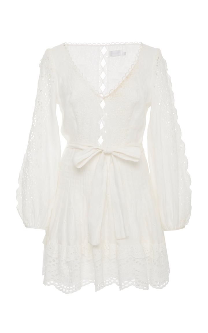 Zimmermann Helm Eyelet Vine Dress