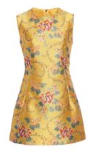 Dolce & Gabbana Floral-print Jacquard Mini Dress