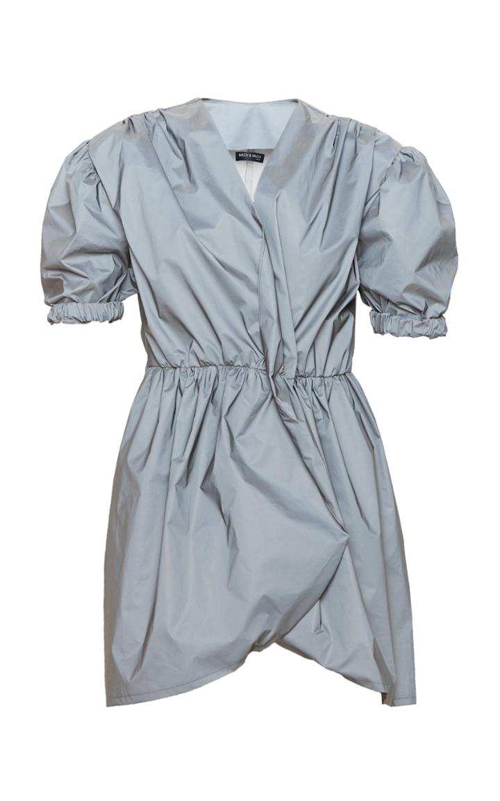 Mach & Mach Reflective Shell Mini Dress