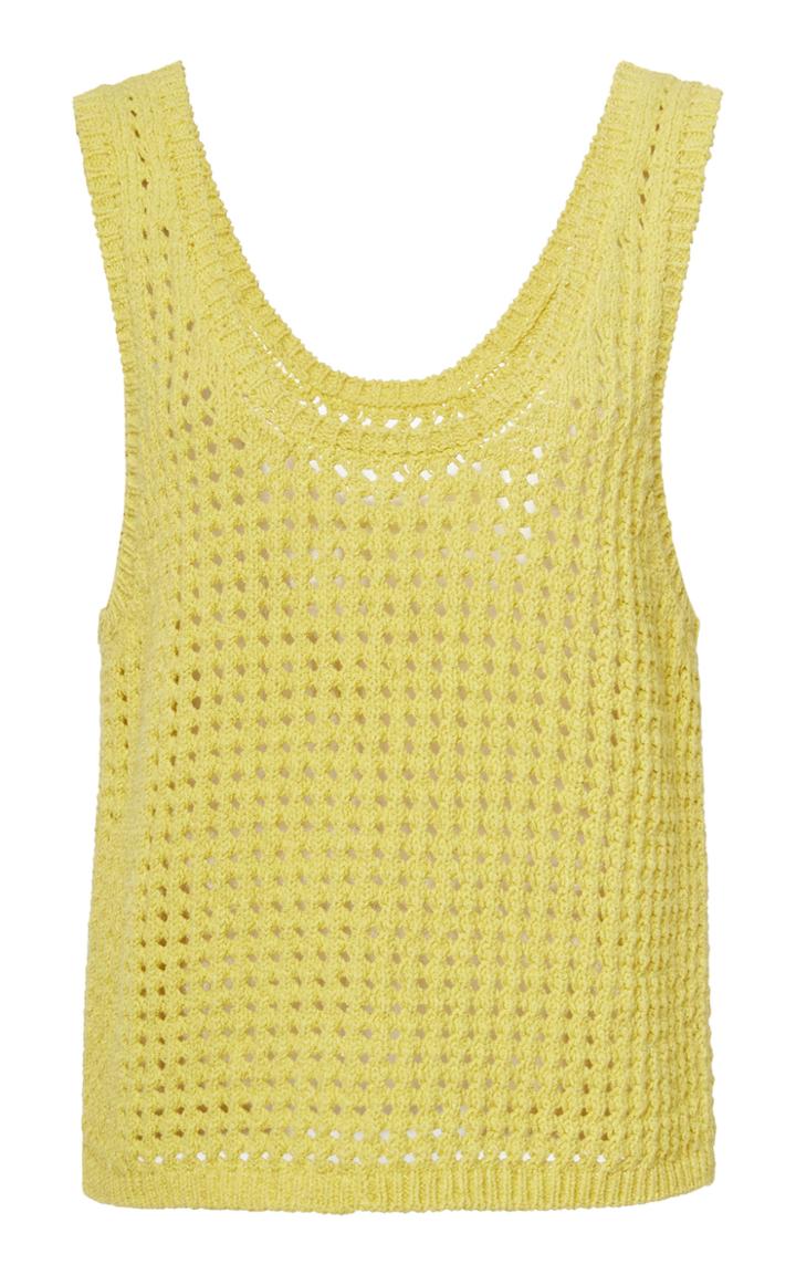 Moda Operandi Nanushka Tula Cotton Crochet Tank Top Size: Xs