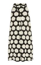 Moda Operandi Paco Rabanne Daisy-motif Cotton-blend Midi Skirt Size: 36