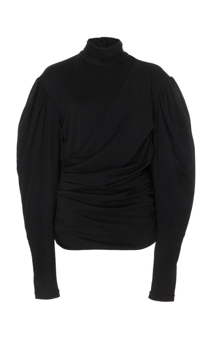 Isabel Marant Davina Wool Mock Neck Top