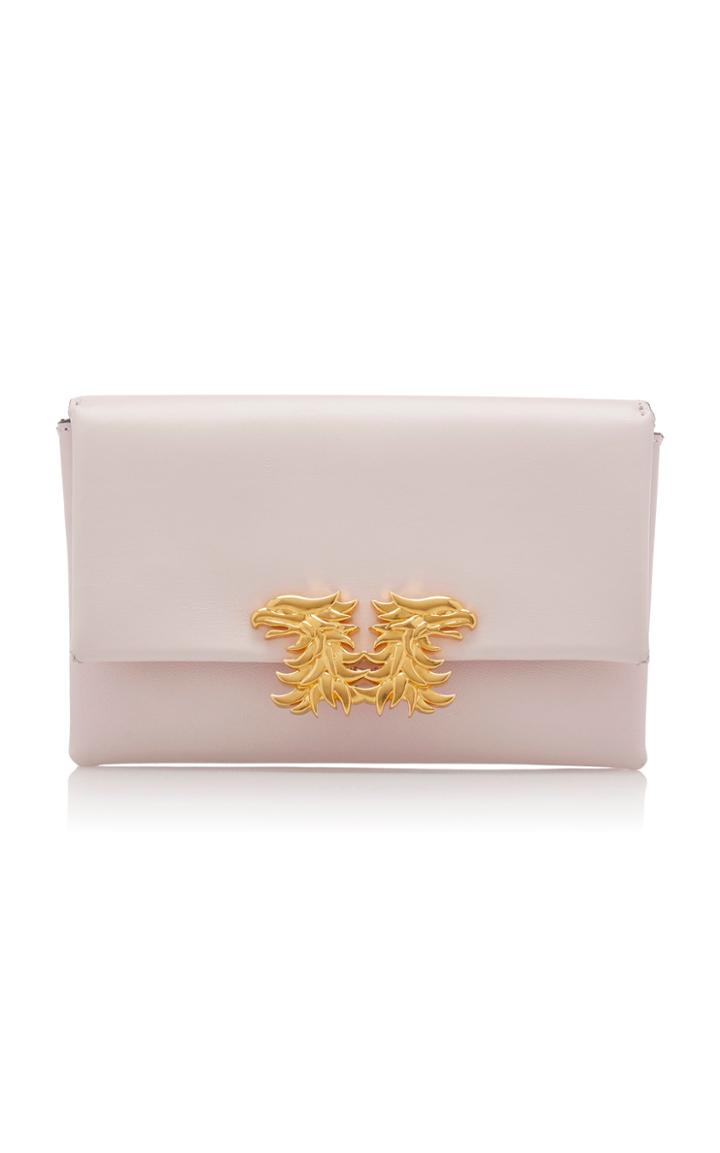 Valentino Maison Gryphons Small Leather Clutch