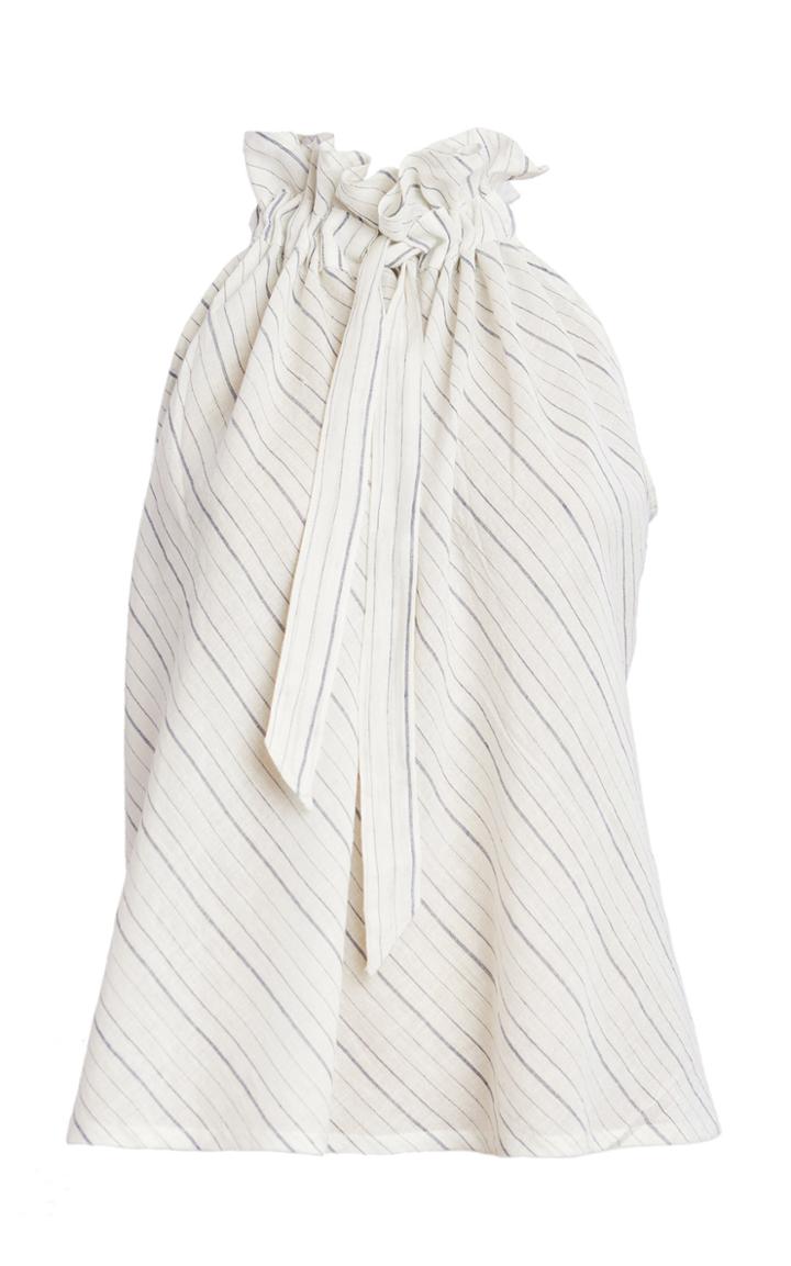 Roopa Tie Up Collared Blouse