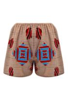 Mochi Bessa Embroidered Knit Shorts