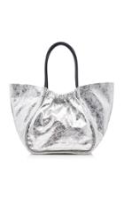 Proenza Schouler Ruched Metallic Leather Tote Bag