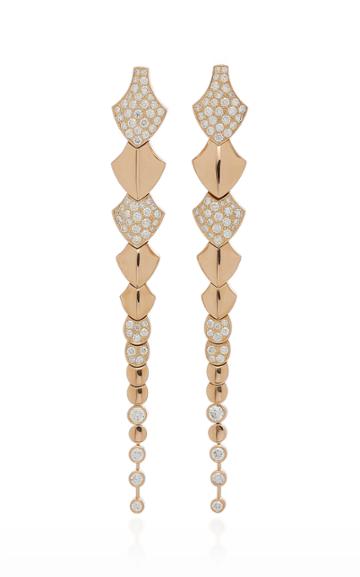 Akillis Python 18k Gold Diamond Earrings