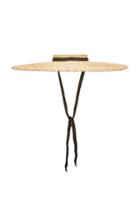 Jacquemus Le Chapeau Santon Grosgrain-trimmed Straw Hat