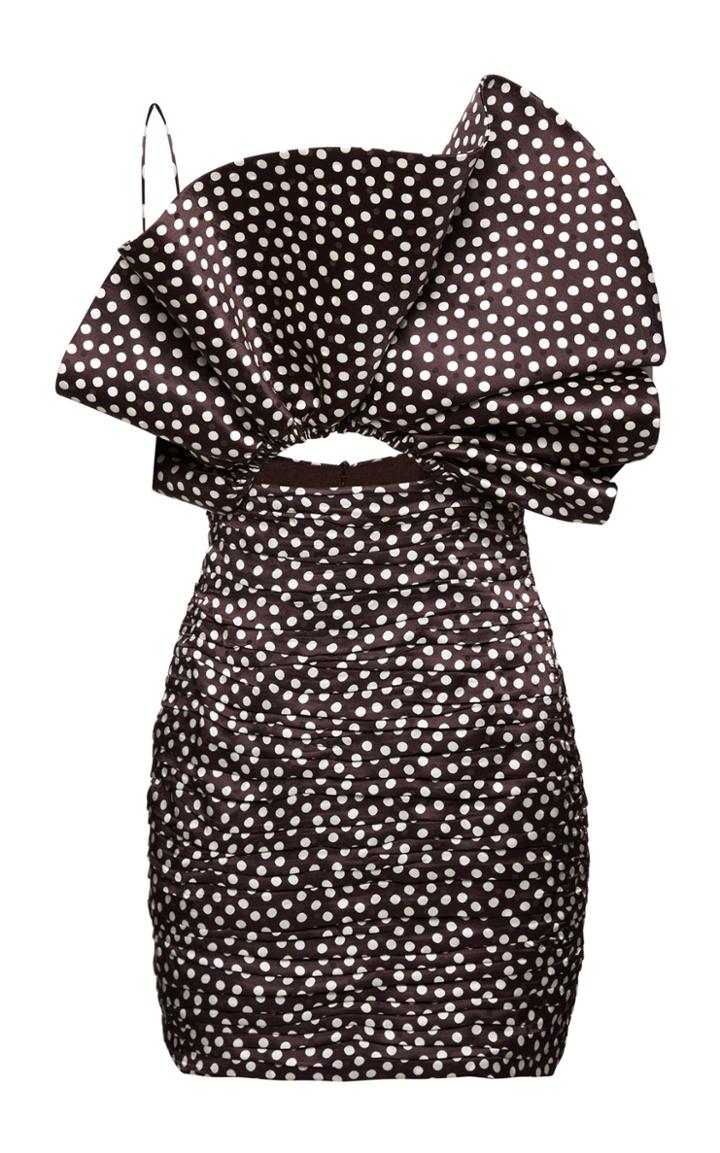 Moda Operandi Magda Butrym Polka Dot Silk Dress