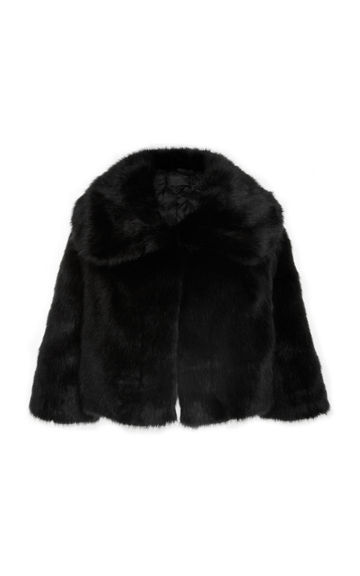 Nili Lotan Faux Fox Fur Garbo Coat