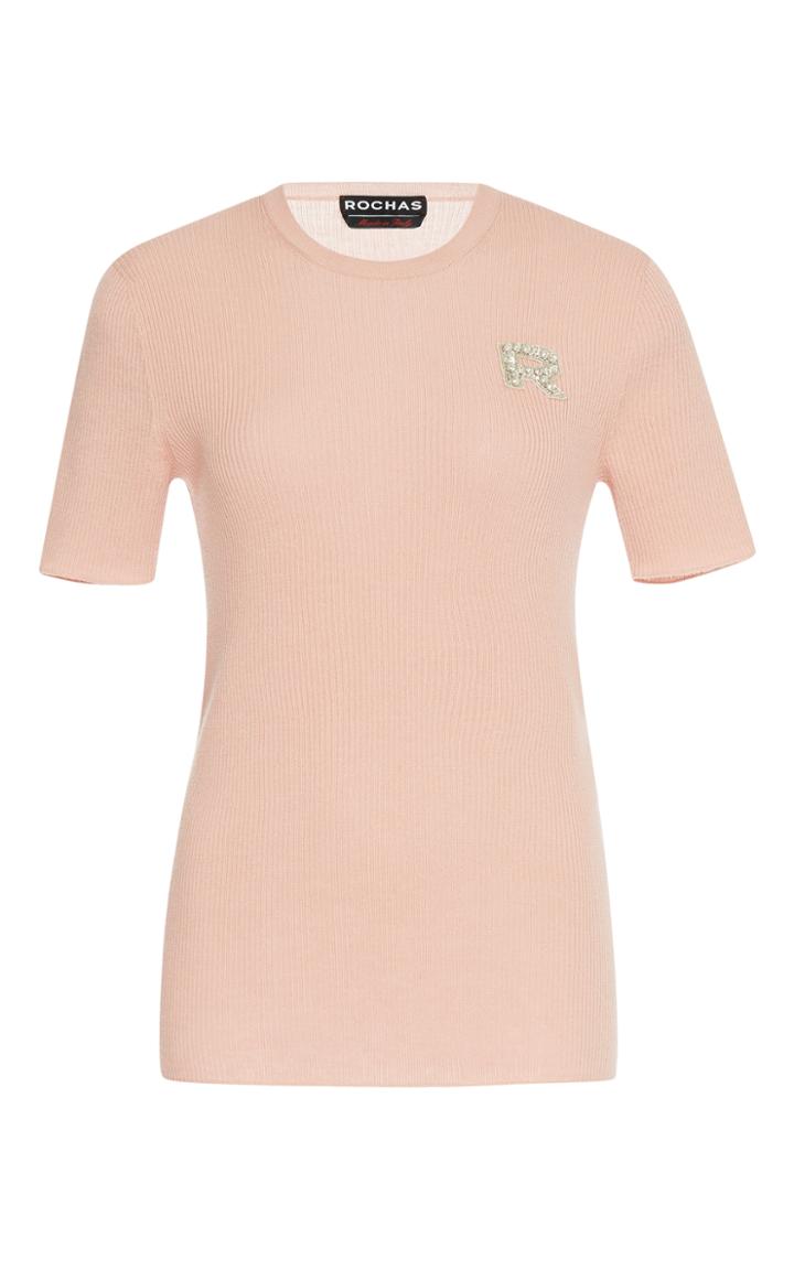 Rochas Short Sleeve Knit Top