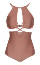 Ephemera Dusk Split One-piece Swimsuit