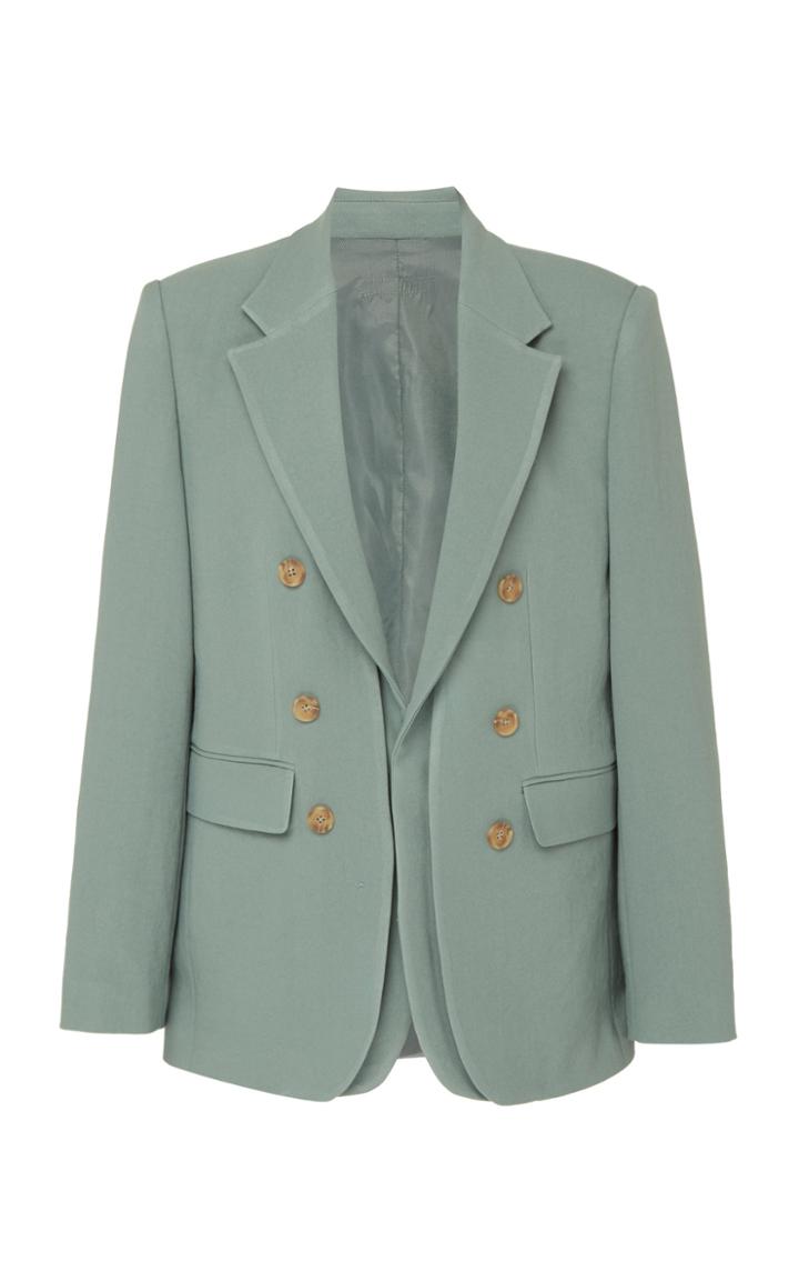 Moda Operandi Rejina Pyo Layered Twill Jacket Size: S