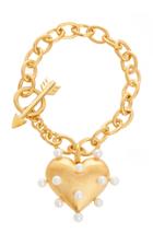 Rachel Quinn Pin Cushion Pearl 18k Gold Vermeil Bracelet